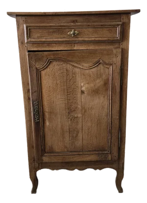 19th Century French Louis XV Provincial Oak Cabinet