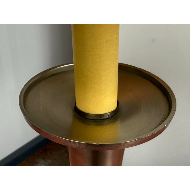 Brass San Francisco Design Center Candlestick Table Lamps, Pair For Sale - Image 8 of 12