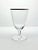 1960s Vintage Mid-Century Modern Minimalist 6 Gold Rim Crystal Iced Tea Glasses - Set of 6 For Sale - Image 4 of 6