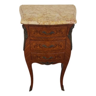 Large Louis XV Style Bedside Table, 1890s For Sale