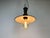 Industrial Blue Enamel Factory Pendant Lamp with Cast Aluminium Top, 1960s For Sale - Image 11 of 16