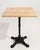 Cast Iron Bistro Table with Oak Top, Antique, France, 20th Century For Sale - Image 10 of 13