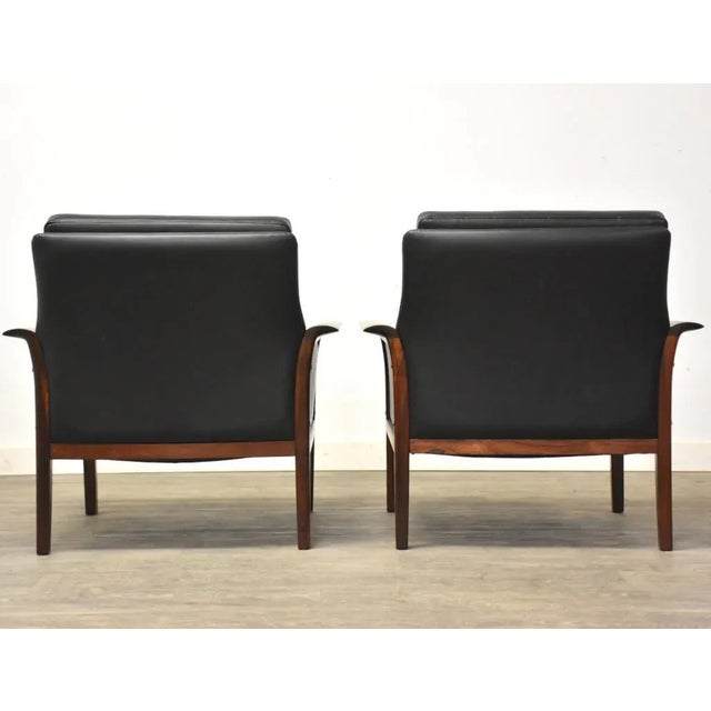 1960s Modern Rosewood Lounge Chairs by Knut Sæter For Sale - Image 5 of 12