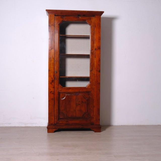 Antique Wooden Display Cabinet Bookcase, Italy, Late 18th Century For Sale - Image 5 of 18