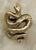 Contemporary Robert Lee Morris Bronze Snake Ring, Size 6 For Sale - Image 3 of 4