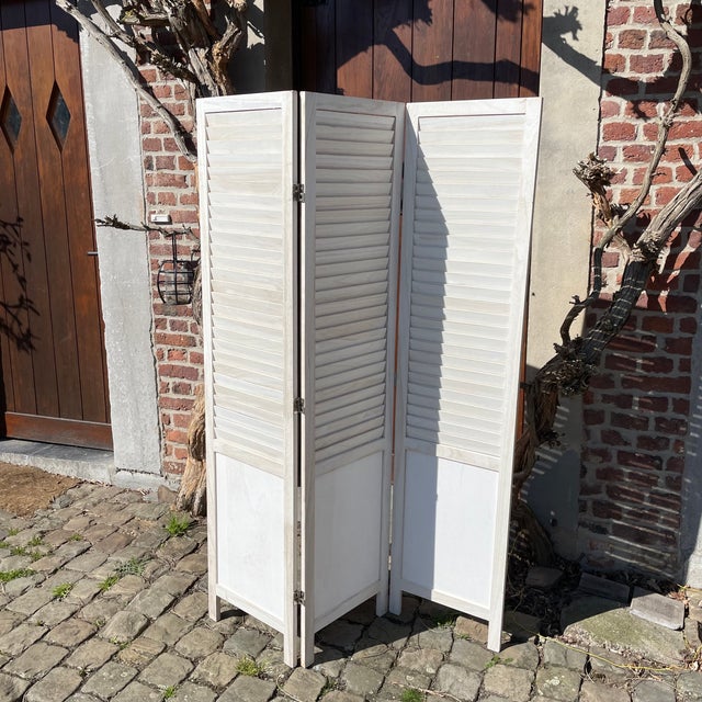 Vintage Screen in Wood, 2010s For Sale - Image 4 of 11