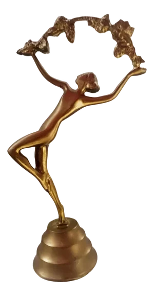 Art Deco Style Ballerina in Bronze, 1920s