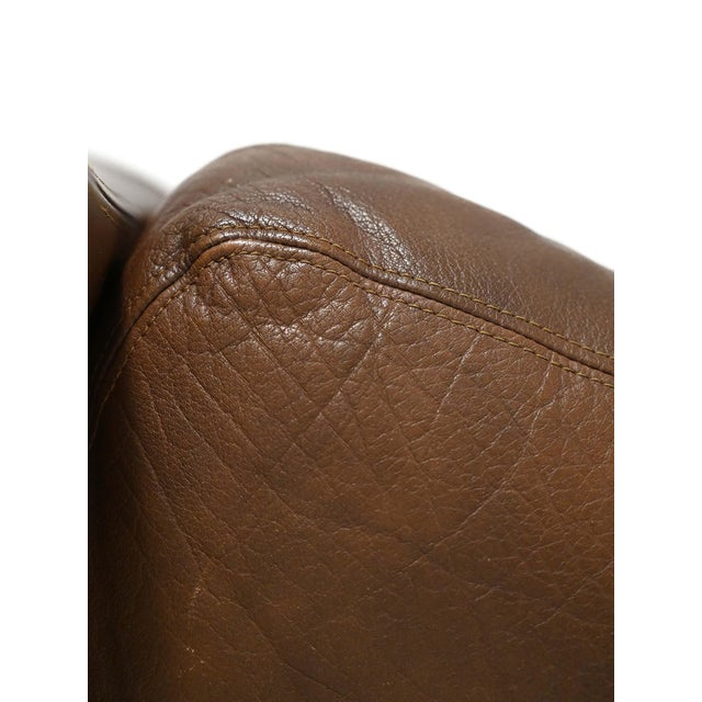 Danish Armchairs in Dark Brown Leather, 1950s, Set of 2 For Sale - Image 9 of 13