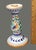 Ceramic Early 20th Century Keesal & Mathews Italian Hand Painted Deruta Pottery Candlesticks- a Pair For Sale - Image 7 of 9