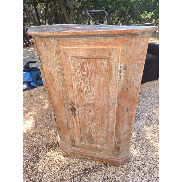Rustic European Gustavian Style Cabinet For Sale - Image 3 of 17