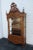 Victorian Heavy Carved Tall China Display Cabinet For Sale - Image 9 of 13