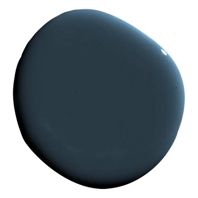 BACKDROP Adhesive Sample Swatch in Surf Camp (Dark Blue with Green Undertones) For Sale - Image 4 of 4