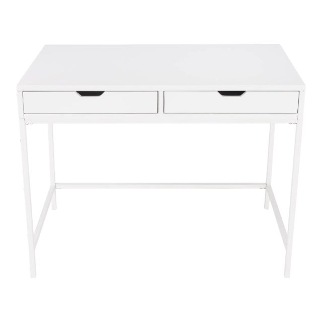 Belka Desk with Drawers, White For Sale