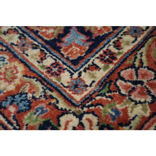 Vintage Persian Kashan Rug 9'11'' X 13'10'' For Sale In New York - Image 6 of 9