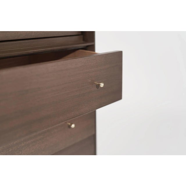 1950s Attributed to Paul McCobb Gentleman's Chest of Drawers in Mahogany For Sale - Image 12 of 12