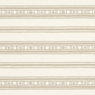 Schumacher Buena Vista Fabric in Wheat For Sale