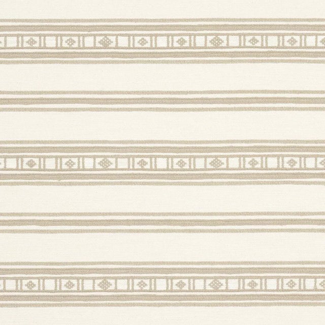Schumacher Buena Vista Fabric in Wheat For Sale