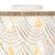 Lorelei Wood Bead Flush Mount, White For Sale - Image 4 of 8