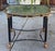 Traditional 1 of 2 Dennis & Leen Regency Style Bland & Gold Mirror Top Side Table For Sale - Image 3 of 7