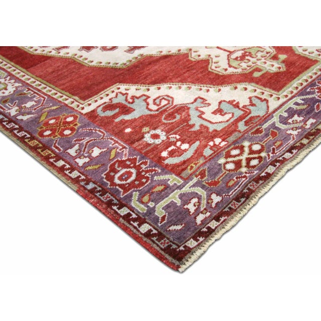 Illustration 1960s Turkish Oushak Rug For Sale - Image 3 of 6