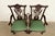1980s Thomasville Chippendale Carved Mahogany Armchairs, Pair For Sale - Image 5 of 15