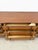 Rare United Furniture MCM Long Dresser Intricate Wood Pulls Vintage Lowboy For Sale - Image 11 of 17
