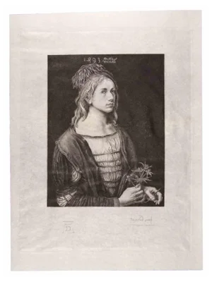 Jean Patricot, Portrait of a Young M, Etching and Drypoint, 1893