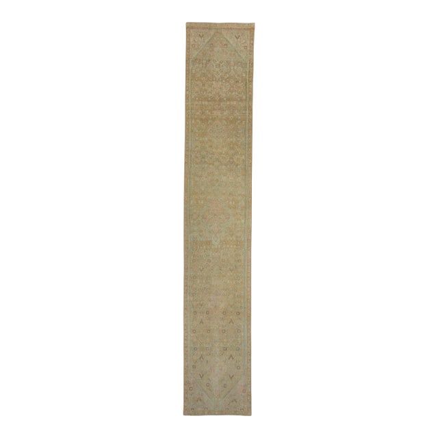 Turkish Vintage Anatolian Runner Rug 2'9" x 16'1" #17628 For Sale