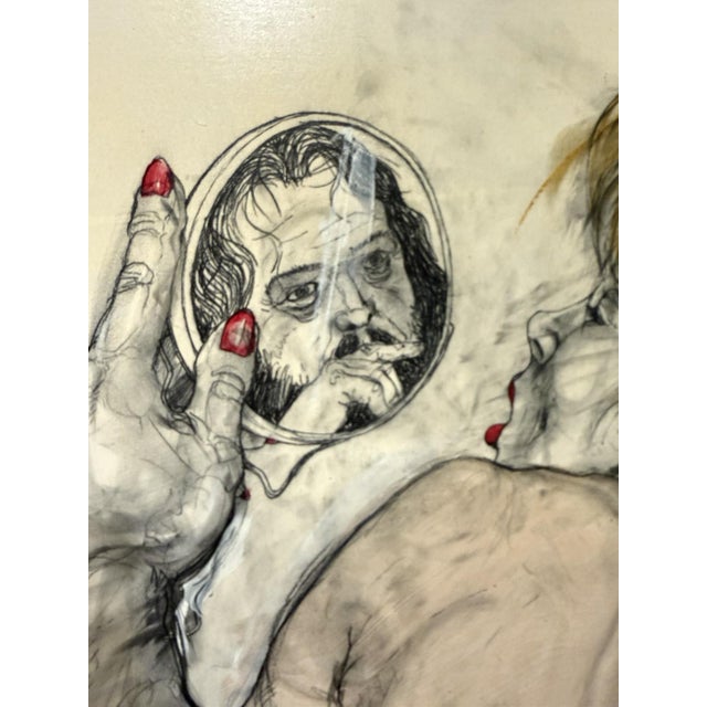 Modernist Artist, Nude Back View of Female For Sale - Image 12 of 13