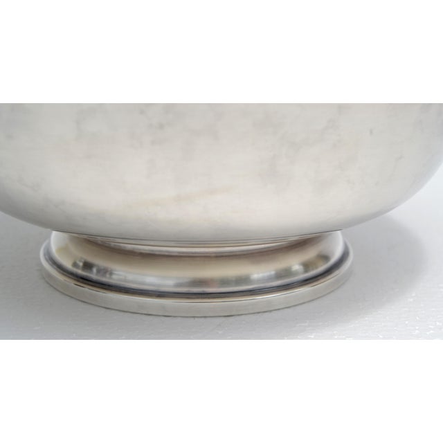 Mid 20th Century Art Deco Fisher Silversmiths Company Silver Plate Bowl Paul Revere For Sale - Image 10 of 16