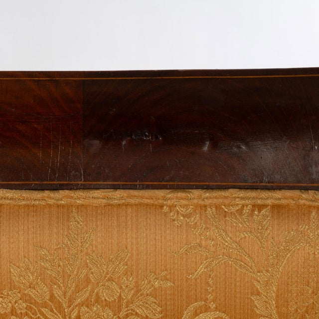 19th Century English Regency Inlaid Mahogany Elbow Chair For Sale - Image 10 of 11