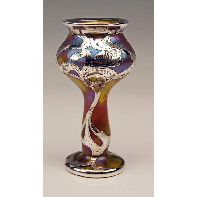 Art Nouveau Phaenomen Gre Vase from Loetz, 1890s For Sale - Image 6 of 10