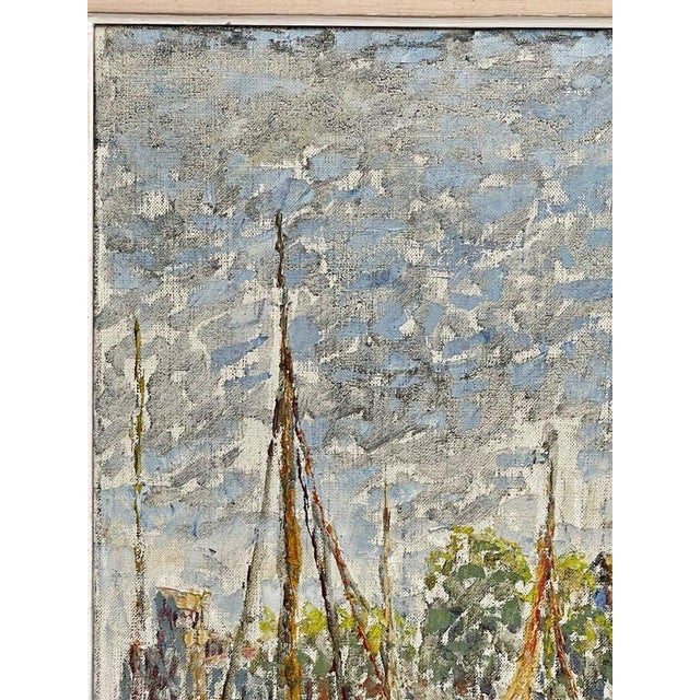 Fernand Laval, Dutch Port, 1922, Oil Painting For Sale - Image 6 of 12