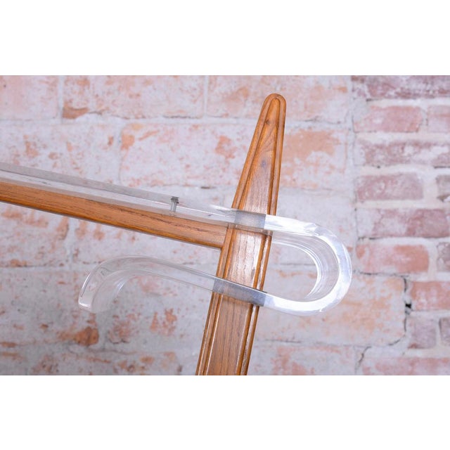 Mid-Century Modern Floor Lamp in Beech by Krásná Jizba, 1950s For Sale - Image 9 of 17