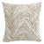 20" Indoor/Outdoor Pillow in Linen Washed Zebra For Sale