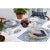 Nargis 10-Seat Orange & Blue Tablecloth For Sale - Image 4 of 6