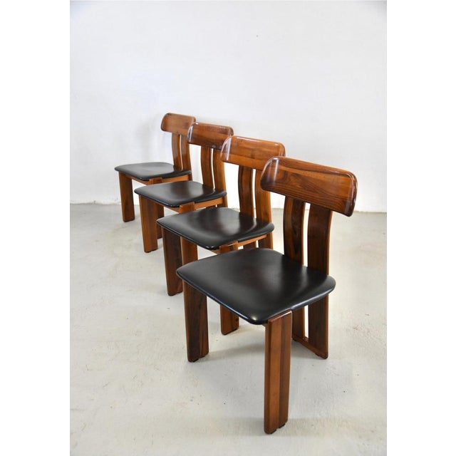 1970s Sapporo Chairs by Mario Marenco for Mobilgirgi, 1970s, Set of 4 For Sale - Image 5 of 7