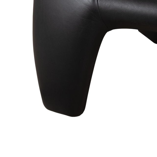 Echnaton Armchair in Black Leather from Leolux For Sale - Image 6 of 14