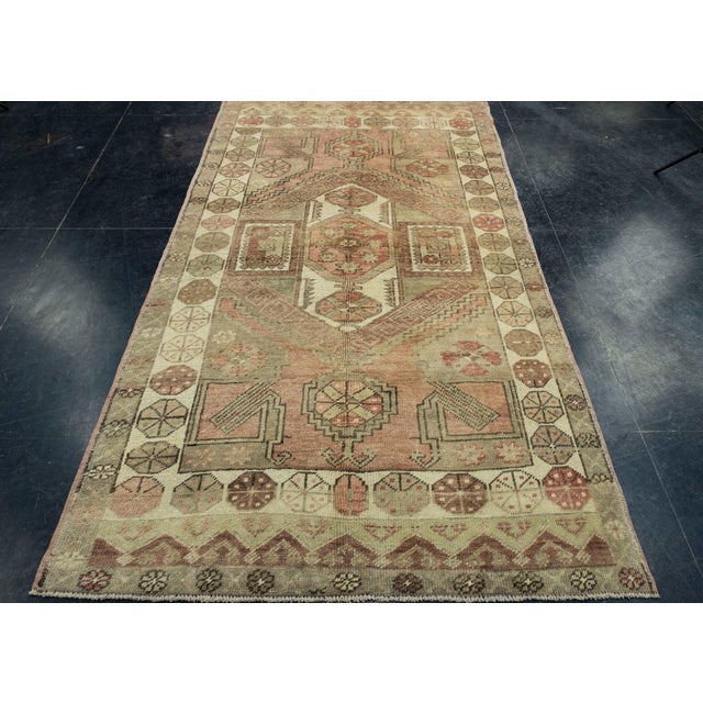 Turkish Vintage Rug 4'4" x 8' #17805 Explore a curated collection of hallway runners, wool rugs, and handmade masterpieces...