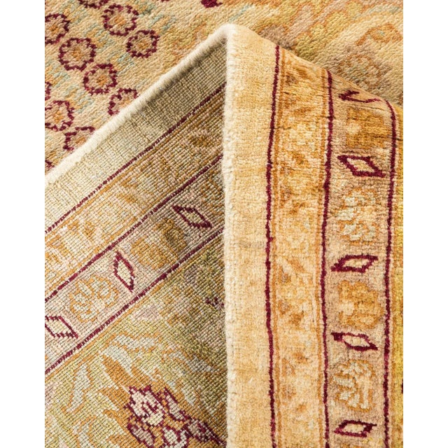 Mogul, One-of-a-Kind Hand-Knotted Area Rug in Ivory, 6' 1" x 8' 10" For Sale In New York - Image 6 of 8