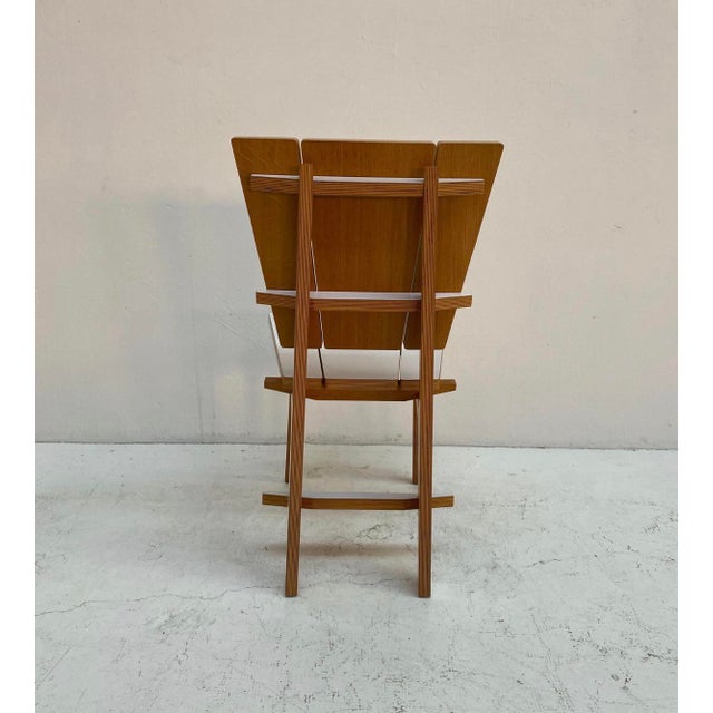 Norwegian Dining Chairs with Geometric Design, 1980s, Set of 4 For Sale - Image 12 of 15