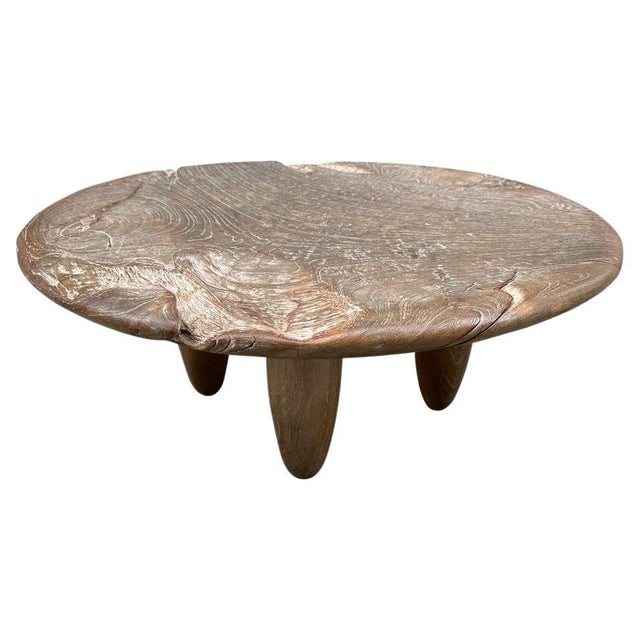 2010s Andrianna Shamaris Mid Century Couture Teak Wood Coffee Table For Sale - Image 5 of 18