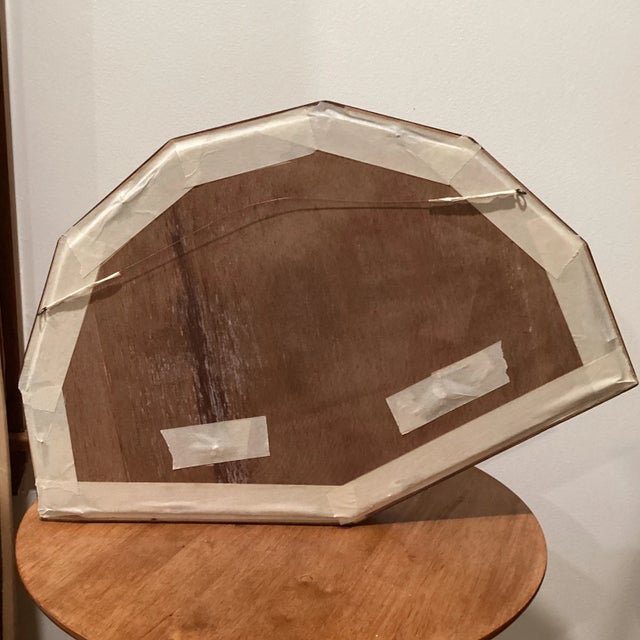 Victorian Antique French Victorian Hand Painted Hand Lace Fan Glass Frame 19th Century For Sale - Image 3 of 13