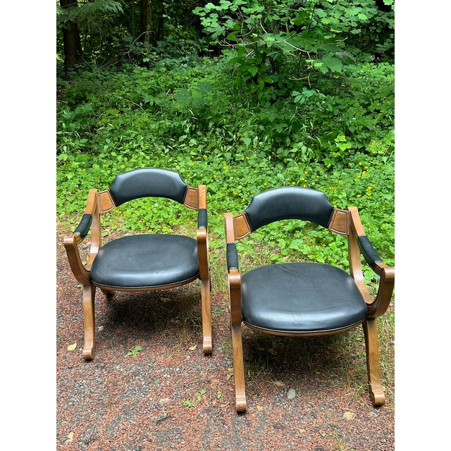 1960s Drexel Esperanto Mid-Century Modern Hexagonal Low Dining & Game Table With 4 Chairs For Sale - Image 10 of 17