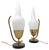 Mid-Century Modern Model 12915 Table Lamps by Angelo Lelii, 1960s, Set of 2 For Sale