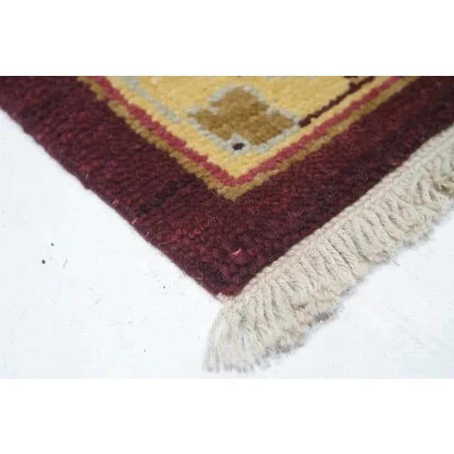 Traditional Oushak Rug 4'1'' X 6'1'' For Sale - Image 3 of 9