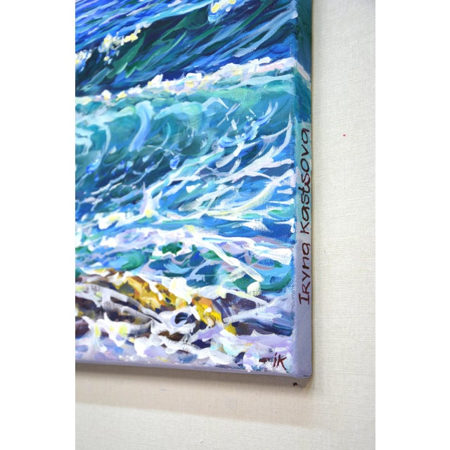 Realism Waves. Stones.Modern Original Painting. Arts Bound For Sale - Image 3 of 7
