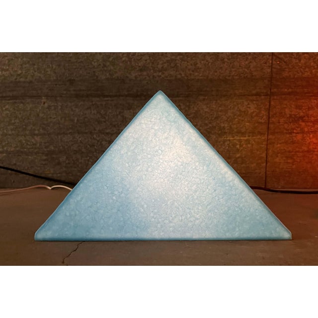 Postmodern Blue Prism Shape Floor or Table Lamp from Heico, 1980s For Sale - Image 11 of 18
