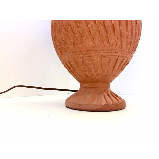 Terracotta Table Lamp | Chairish