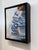 Sweet Struggle by Michelle Jader | Oil on board Figure of a woman in motion with flowing fabric. For Sale - Image 4 of 5